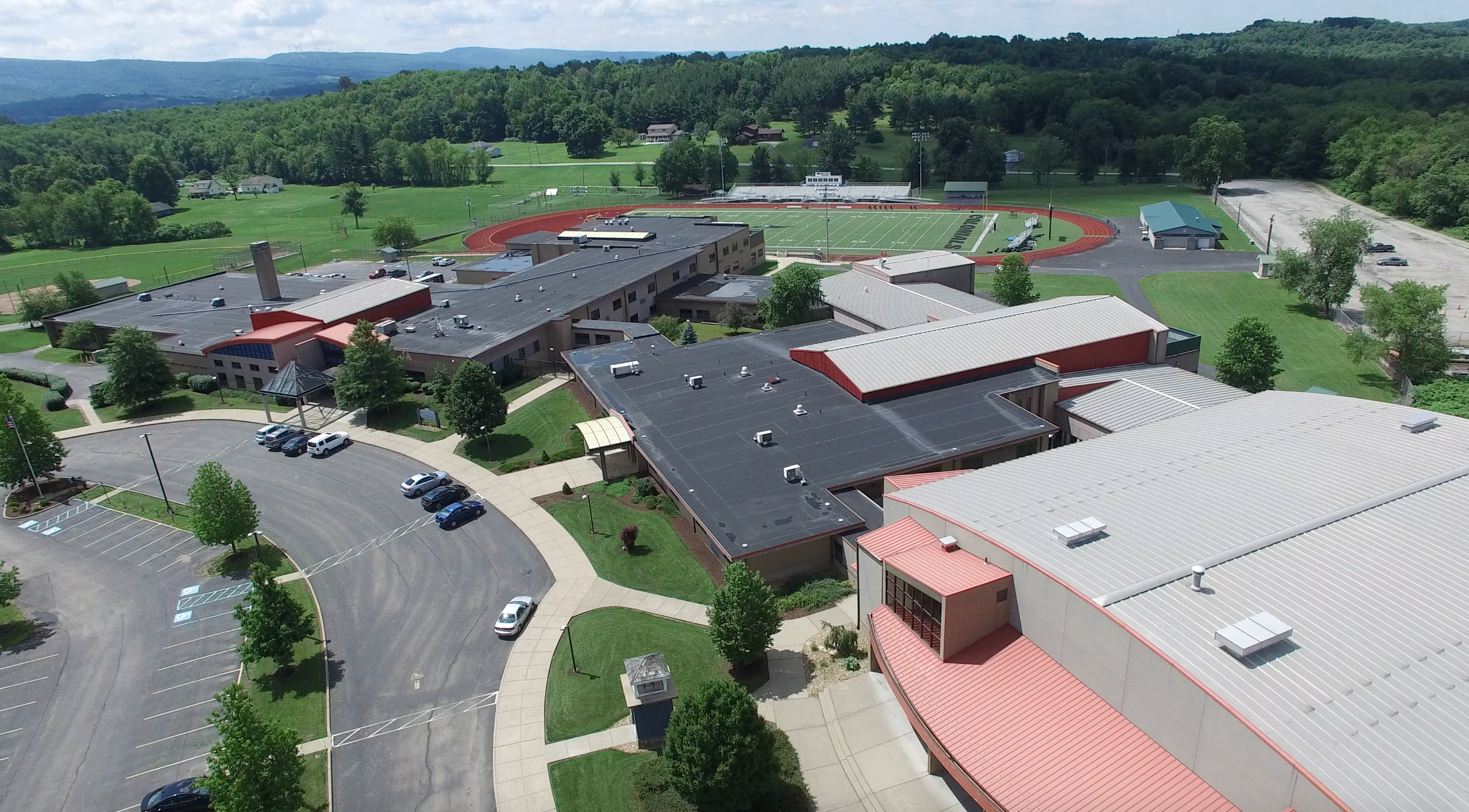 High School building